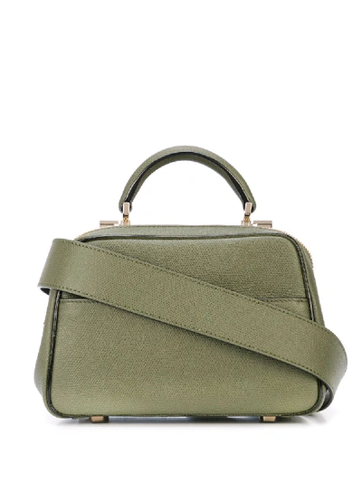 Valextra Small Bowling Bag In Green