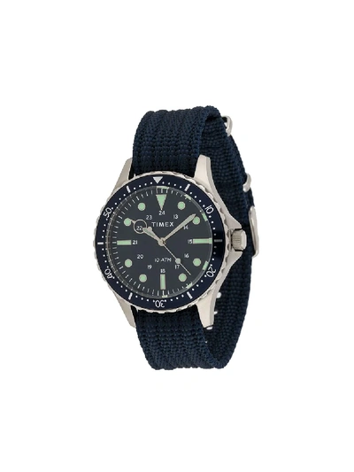Timex Navi Xl 41mm Watch In Blue