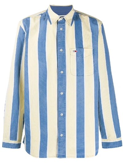 Tommy Hilfiger Striped Shirt In Gold