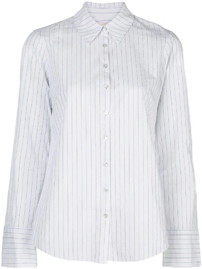 Cinq À Sept Striped Marisol Shirt In White