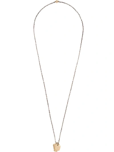M Cohen Tags Pendant Necklace In Silver