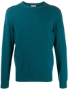 N•peal The Oxford Round Neck Jumper In Green