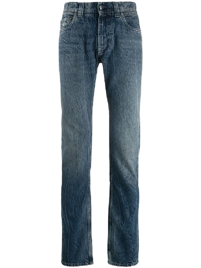 Etro Straight Leg Denim Jeans In Blue