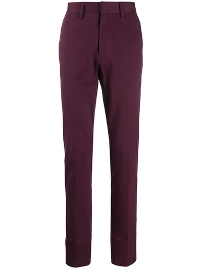 Etro Tailored Straight Leg Trousers In Purple