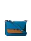 Marni Trunk Shoulder Bag In Blue