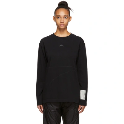 A-cold-wall* Black Overlock Long Sleeve T-shirt