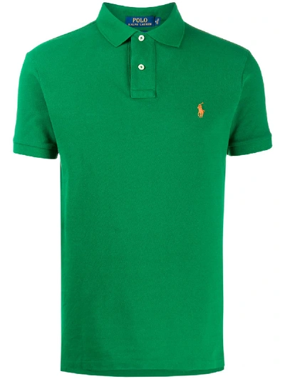 Polo Ralph Lauren Poloshirt Mit Logo-stickerei In Green