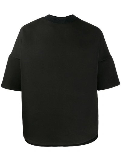 Alchemy Boxy-fit Crew Neck T-shirt In Black