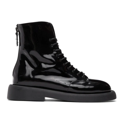 Marsèll Marsell Black Gomme Polacchino Gommello Boots