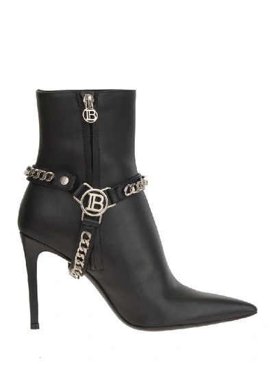 Balmain Paris Boots In Black