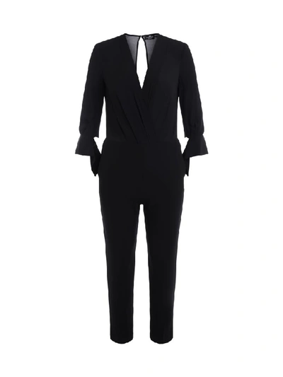 Elisabetta Franchi Celyn B. Elisabetta Franchi Suit In Black Fabric With V-neck In Nero