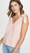 Amanda Uprichard Josephina Top In Dusty Rose