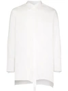 Sulvam Asymmetric Shirt In White