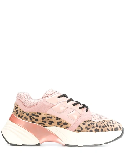 Pinko Chunky Sole Sneakers In Pink