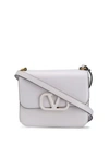 Valentino Garavani Garavani Medium Vsling Leather Crossbody Bag In Optic White