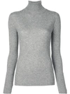 Alex Mill Knitted Roll-neck Jumper In Grey