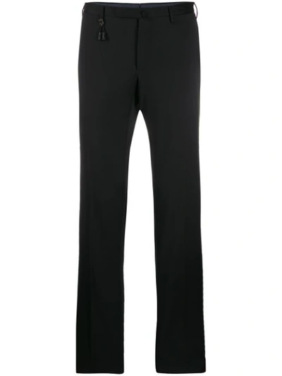 Incotex Straight Leg Trousers In Black