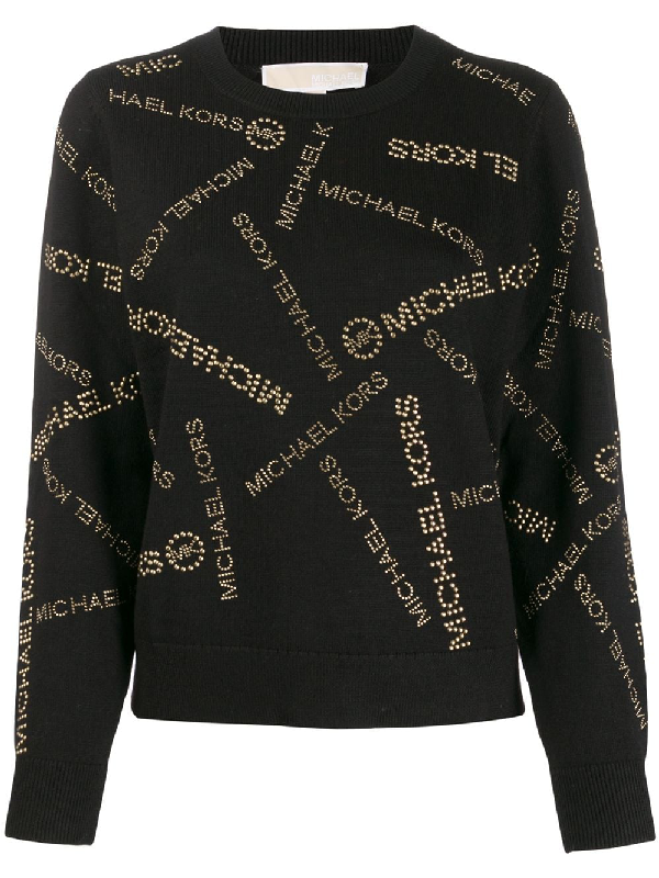 michael kors logo sweater