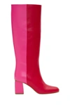 Red Valentino Red(v) Avired Boots In Fuchsia