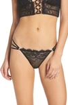 Thistle & Spire Thistle And Spire Constellation Lace Bikini In Black