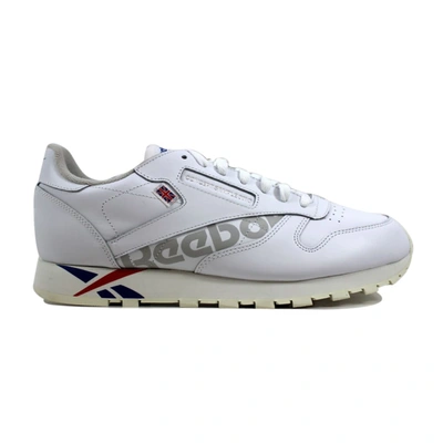 Pre-owned Reebok  Classic Leather Altered White In White/dark Royal-red-grey