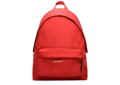 Pre-owned Balenciaga  Explorer Backpack Large Red