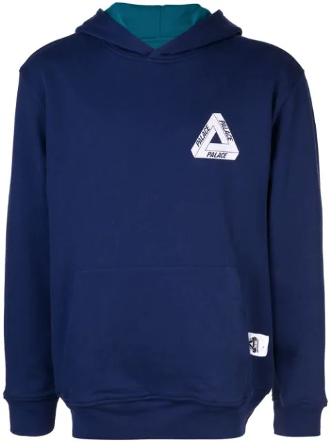 Palace Reverso Hoodie In Blue | ModeSens