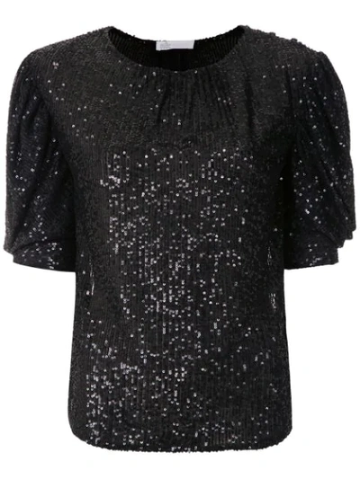 Nk Blow Mary Sequinned Blouse In Black