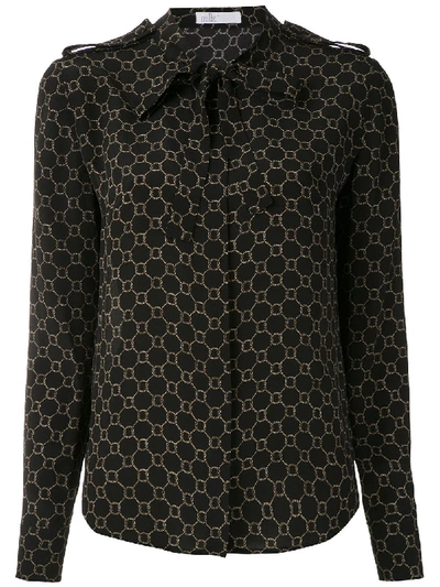 Nk Rope Edgar Silk Shirt In Black