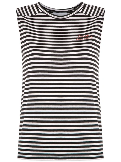 Nk Striped Ruby Ta In White