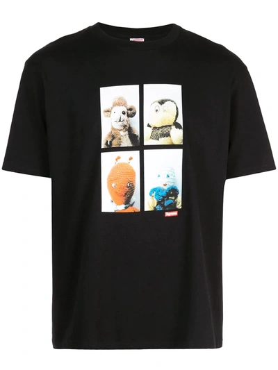 Supreme Mike Kelley Ahh Youth T-shirt In Black