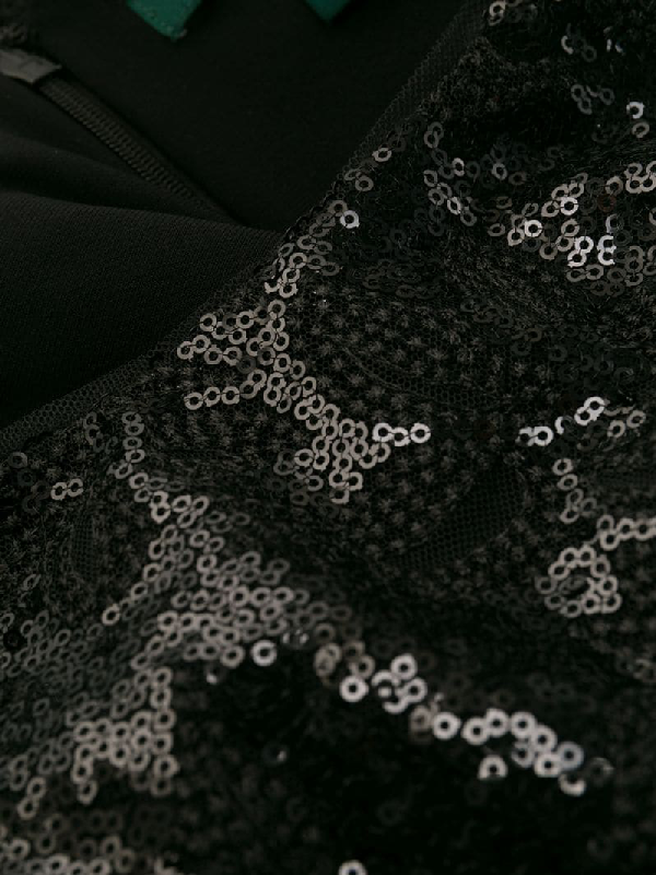 Lauren Ralph Kleid Mit Pailletten In Black Modesens 