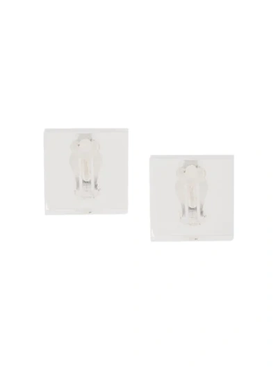 Monies Block Earrings In Neutrals