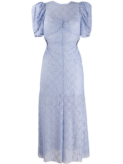 Alice Mccall Layered Lace Pattern Dress In Periwinkle