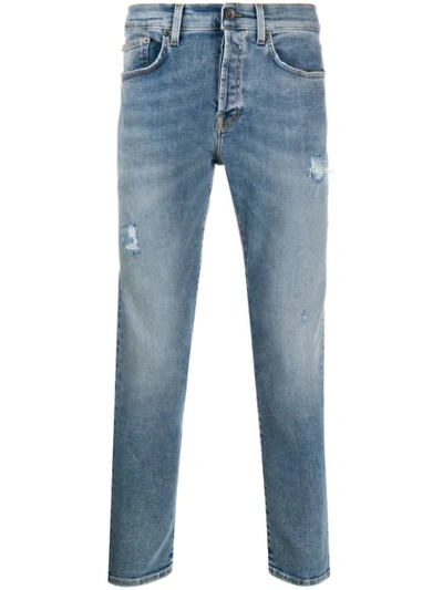 Prps Distressed Effect Jeans In Blue