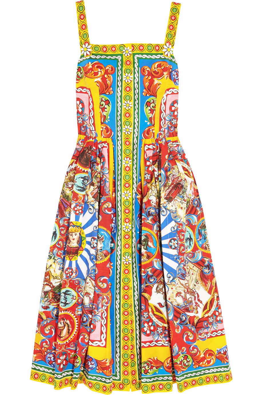 dolce gabbana printed dress