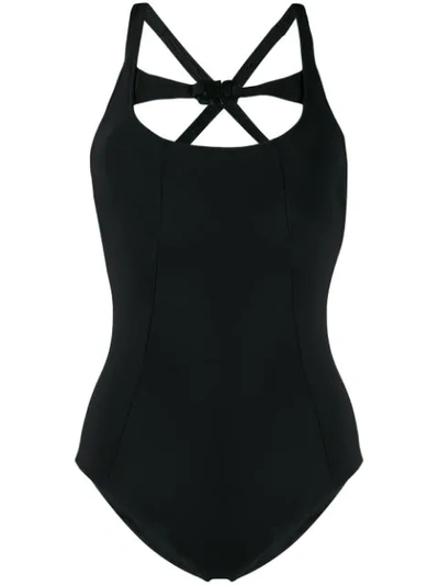 Alyx Buckled One Piece Swimsuit In Black