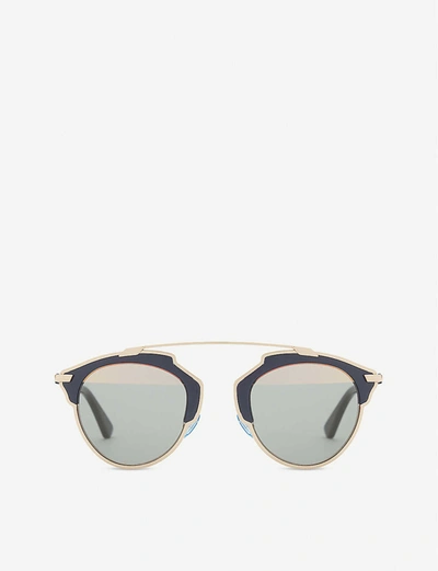 Dior So Real Pop Oval-frame Sunglasses