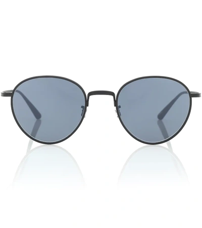 The Row X Oliver Peoples Brownstone 2 Round Sunglasses In Black