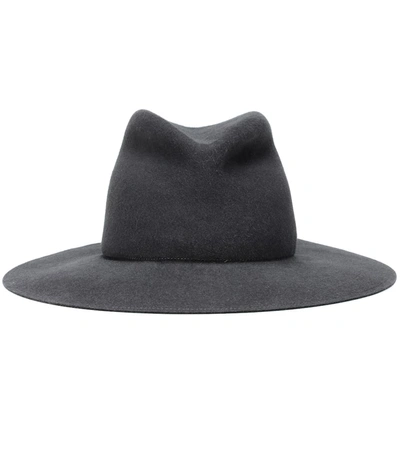 Lola Hats Snap Saddled Up Redux Felt Hat In Grey