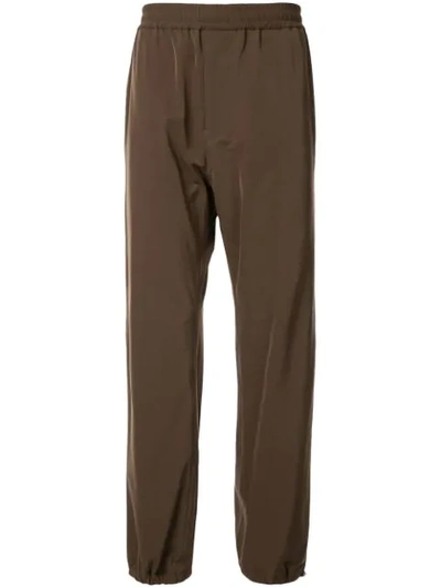 Undercover Elasticated Waist Track Trousers In Brown