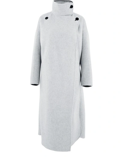 Isabel Marant Relton Coat In Light Grey