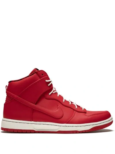 Nike Dunk Ultra Hi-top Sneakers In Red