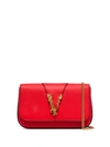 Versace Virtus Cross-body Bag In Red