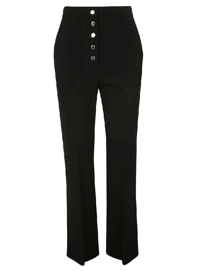 Stella Mccartney Double Face Trousers In Black