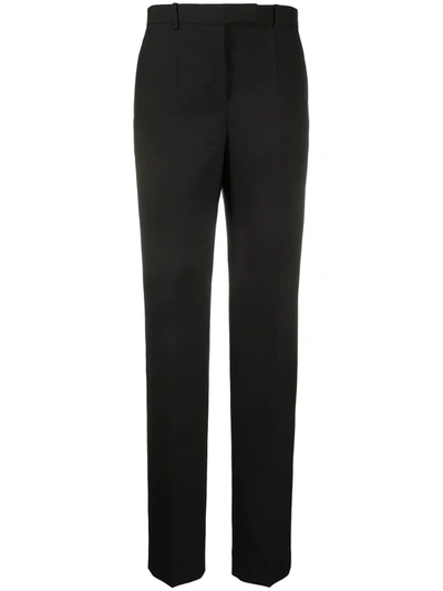 Givenchy Straight Tricot Knit Pants W/ Stirrups In Black