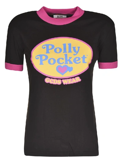 Gcds Polly Pocket T-shirt In Black