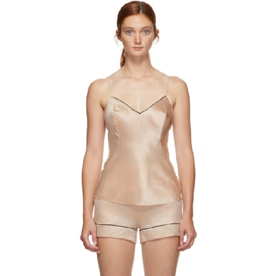 Agent Provocateur Pink Silk Classic Sleepwear Camisole