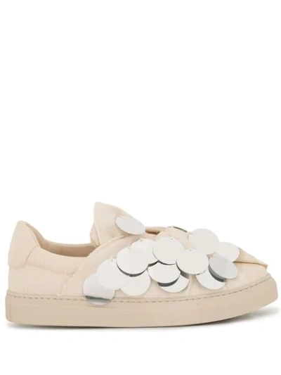 Ports 1961 Knot Detail Loafers In White