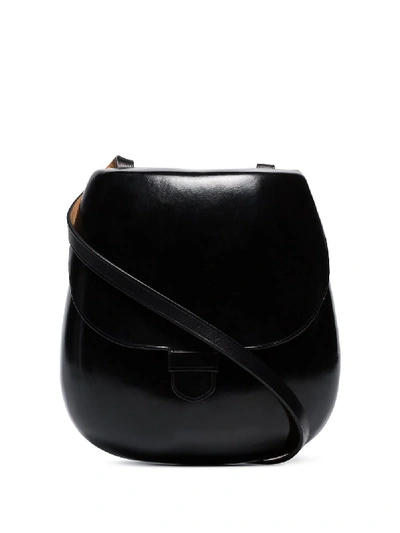 Kenneth Ize Lemaire Black Cartridge Leather Shoulder Bag | ModeSens